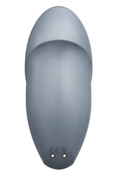 Вібратор для клітора Satisfyer Tap&Climax 1 з вібрацією і постукуванням, сірий Sex Aura | Зображення 4