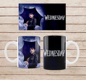 Чашка с принтом Уэнсдэй Wednesday