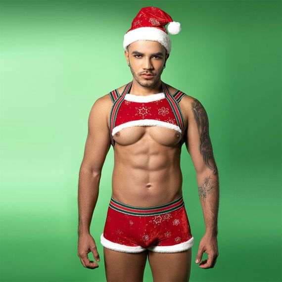 Новорічний чоловічий еротичний костюм JSY 9133 One Size sexstyle