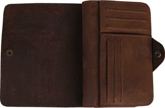 Кошелек мужской Vintage 14484 Коричневый | Зображення 4