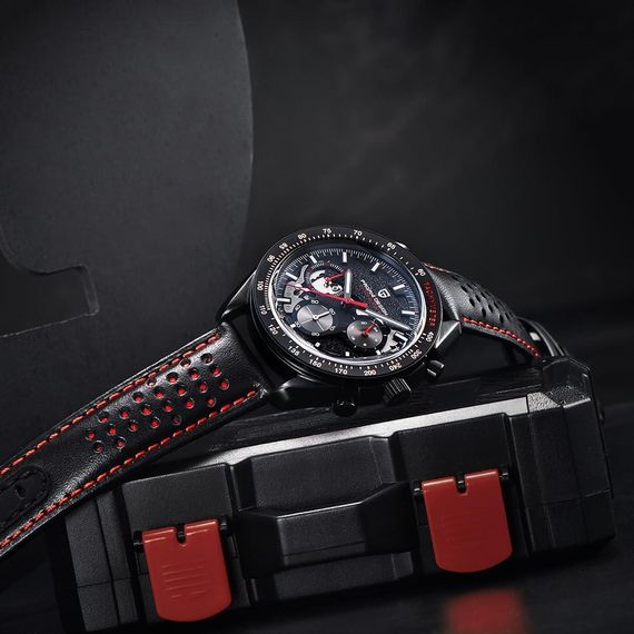 Годинник P2agani Design PD-1779 Black-Red | Зображення 4