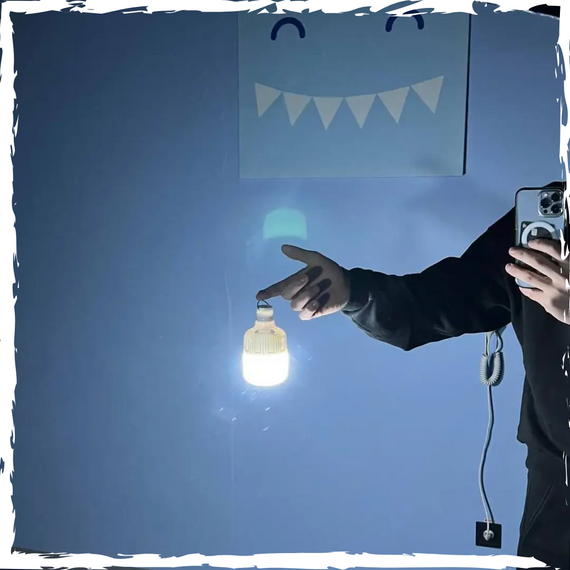 ХІТ-продаж! Акумуляторна світлодіодна лампа, LED-лампа 5вт. Ліхтарик, фонарик | Зображення 2