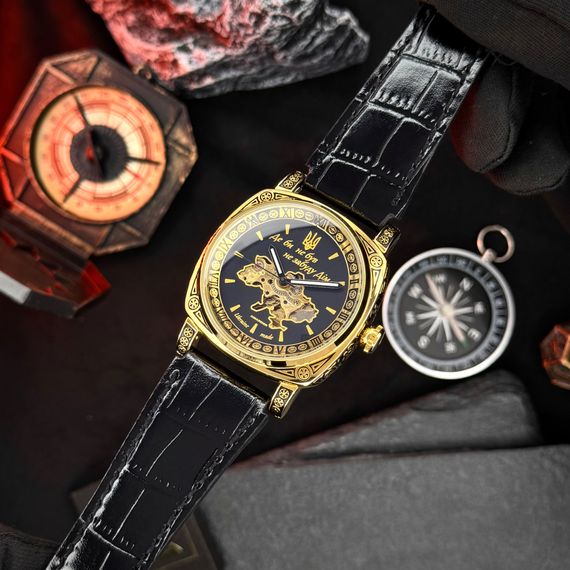 Чоловічий годинник Awarder 021 Де би не був Gold-Black | Зображення 1
