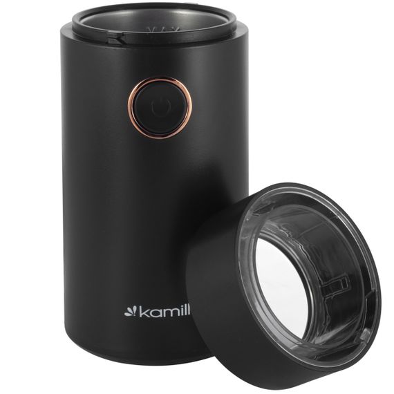 Кофемолка электрическая Kamille 150 Вт ротационная электрокофемолка измельчитель орехов специй сахара зерновых | Зображення 1