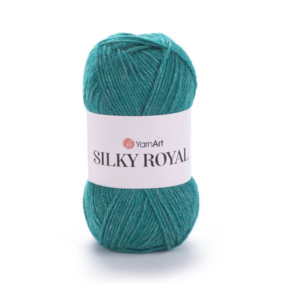 Пряжа YarnArt Silky Royal № 439 (Ярнарт Сілкі Роял) – 65% меринос, 35% шовк, 50 г / 140 м