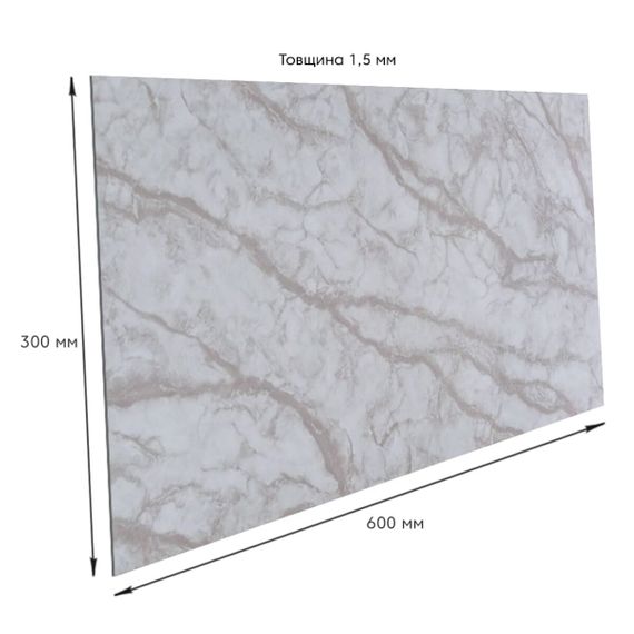 Самоклеюча вінілова плитка 600х300х1,5мм, ціна за 1 шт. (СВП-104) Глянець SW-00000493 | Зображення 1