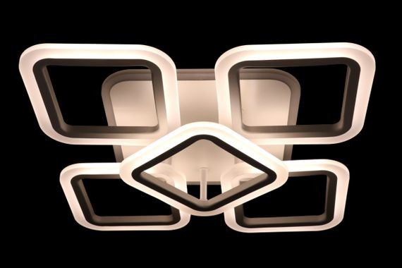 Люстра світлодіодна стельова LED світильник для квартири на стелю лед з пультом 25749 Білий 11х41х55 см. | Зображення 3