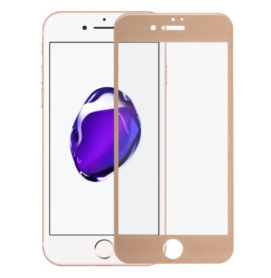 Full Cover захисне скло для iPhone 7 / iPhone 8 4.7" - Gold