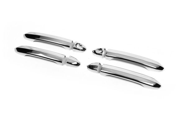 Накладки на ручки OmsaLine (нерж) 5 ручок (1 під ключ) для Volkswagen Crafter 2017↗ рр. | Зображення 1