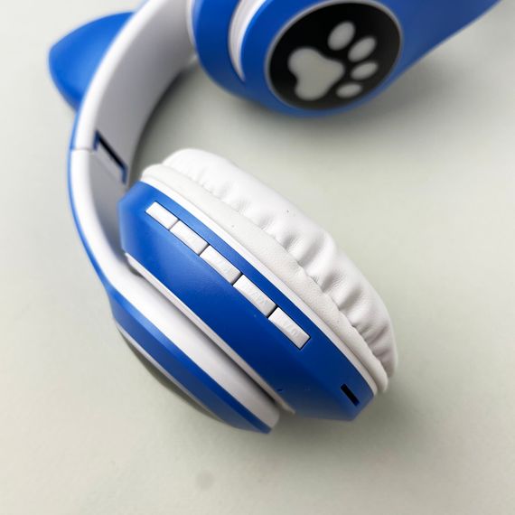 Бездротові навушники Cat Ear RGB STN-28 (Синій) | Зображення 5