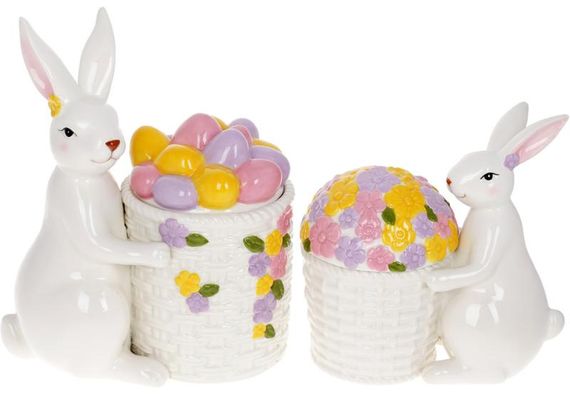 Банка для продуктів "Кролик" 18х10.5х18см, кераміка | Зображення 2