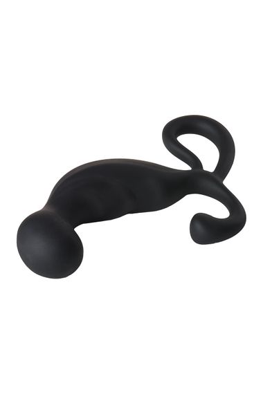 Анальна пробка, стимулятор простати FANTASSTIC PROSTATE STIMULATOR BLACK | Зображення 4
