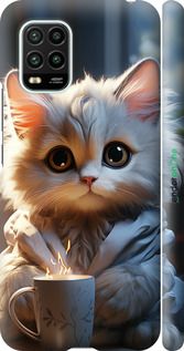 Чохол на Xiaomi Mi 10 Lite Білий кіт "5646m-1924-2448"