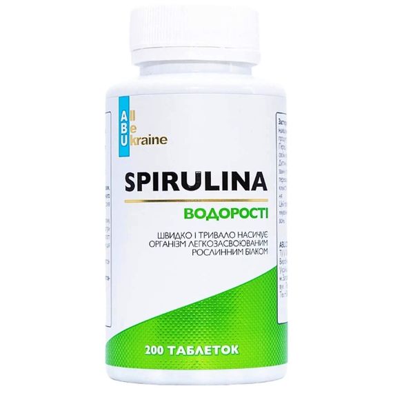 Спіруліна All be Ukraine Spirulina 200 Tabs