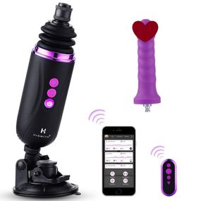 Міні секс-машина Hismith Mini Capsule Sex-Machine with Strong Suction Cup, потужна, перезаряджувана sexstyle