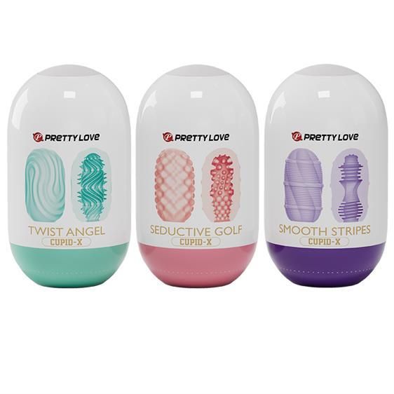 Набор мастурбаторов - Pretty Love Cupid-X Egg Set, 18 шт. sexstyle | Зображення 2