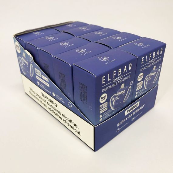 Elf Bar Pi9000 смак Ягоди Малина (Berry Raspberry) (ws51411-1) | Зображення 2