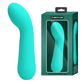 Вібратор гнучкий PRETTY LOVE Faun для точки G, бірюзовий, 15 х 3.5 см sexstyle