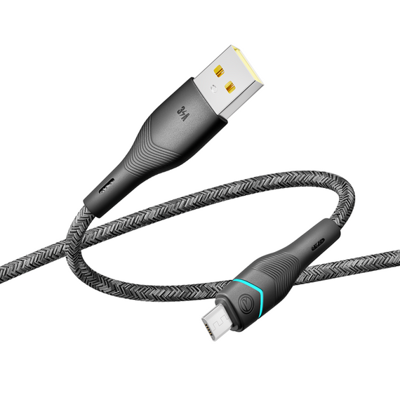 USB Ridea RC-RL15 RGB Light MicroUSB 3A 1.2m | Зображення 5