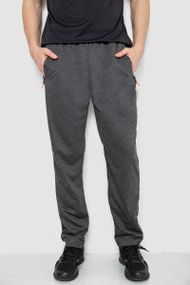 Спорт штани чоловічі, колір темно-сірий, 244R403