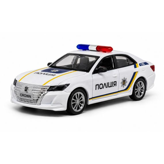 Коллекционная металлическая машинка Полиция Toyota Crown