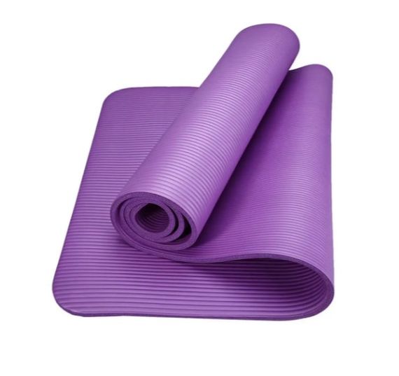 Килимок для йоги та фітнесу Power System PS-4017 NBR Fitness Yoga Mat Plus Purple (180х61х1) (PS-4017_Purple) | Зображення 5
