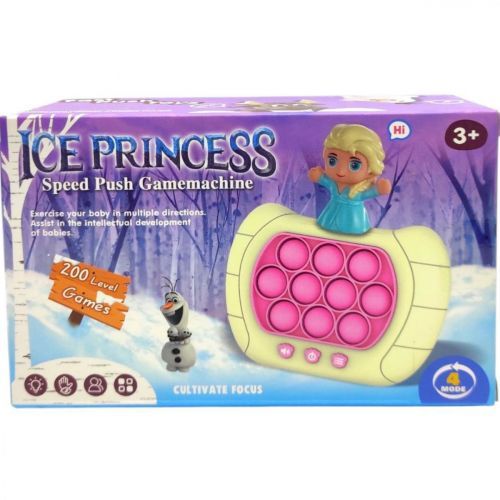 Електронна гра "Finger Press Pop-It Console. Крижане серце. КРІСТОФ" (фігурка героя, 4 режими, англ) мікс | Зображення 2