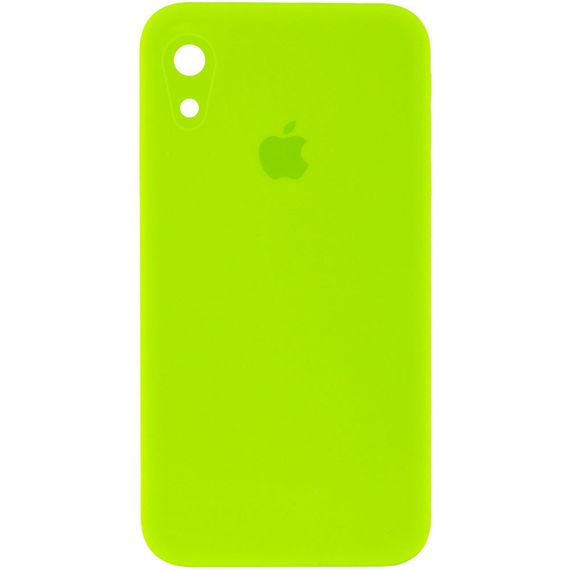 Чехол Silicone Case Square Full Camera Protective (AA) для Apple iPhone XR (6.1")