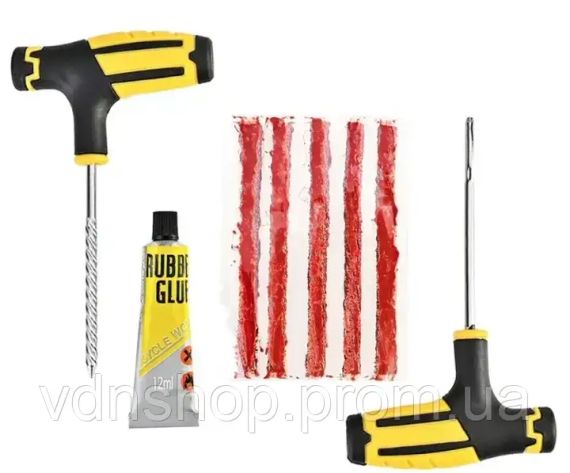 Набір для ремонту проколів безкамерних шин CZK-8008