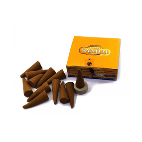 Ароматичні конуси  Супер Сандал 12 шт. в уп. Satya 8904234400402