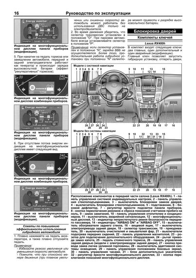 Lexus RX400h / Toyota Harrier Hybrid. Руководство по ремонту и эксплуатации. Книга | Зображення 2