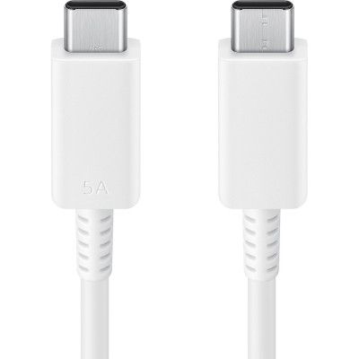 Дата кабель USB-C to USB-C 1.8m White 5A Samsung (EP-DX510JWRGRU) | Зображення 1