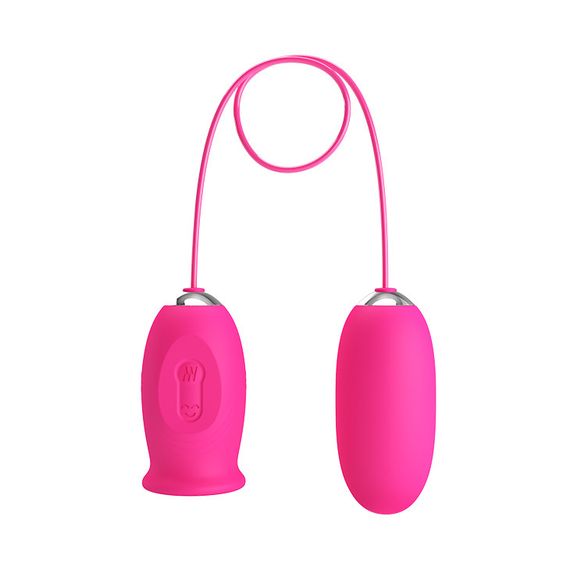 Кліторальний стимулятор з віброяйцем - Pretty Love Daisy Licking Vibrator Pink Sex Aura | Зображення 3