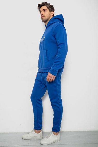 Спортивный костюм мужской на флисе, цвет электрик, 238R57046 | Зображення 2