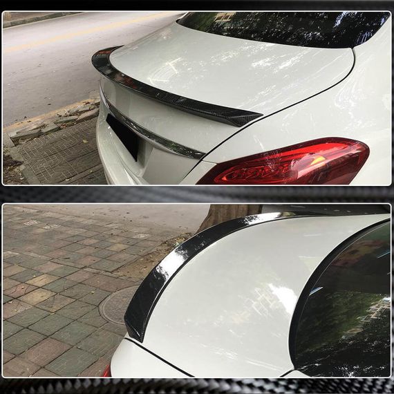 Спойлер V10 (для SD 2015-2019, Карбон) для Mercedes C-сlass W205 | Зображення 2