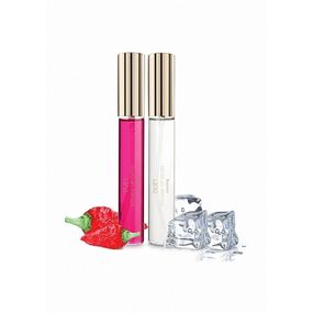 Набір гелів для стимуляції сосків Bijoux Cooling & Warming Nip Gloss, що охолоджує та зігріває Sex Aura
