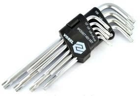 Набор ключи ТОRХ SECURITY 9 штук VOREL-56478