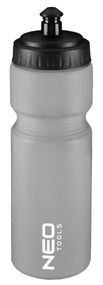 Пляшка для води Neo Tools для велосипеда, 700мл, довжина 23.5 см, LDPE, сірий (91-010)