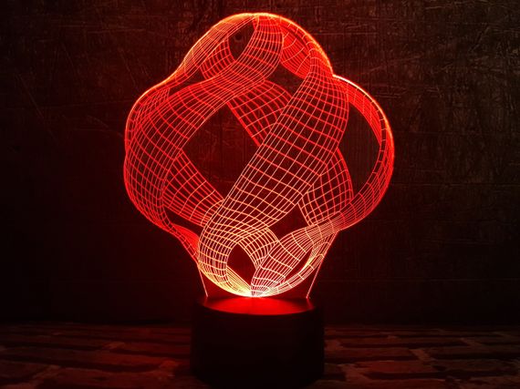 3D світильник нічник з пультом "Фантазія" 3DTOYSLAMP | Зображення 2