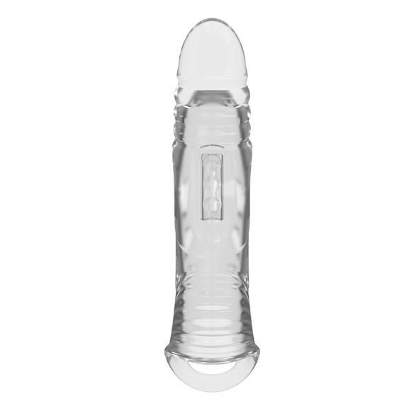 Насадка на член - Pretty Love Penis Sleeve 8.7" Clear | Зображення 2