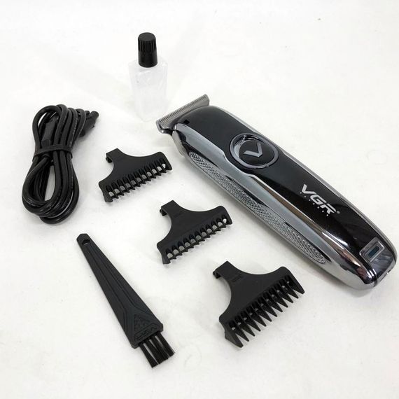 Бритва тример для бороди VGR V-168, Машинка для стрижки волосся бездротова, Vgr машинка AW-886 для стрижки