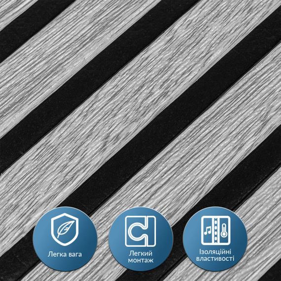 Панель-рейка 680х670х5мм Срібно-чорний SW-00002532 | Зображення 3