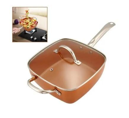 Сковорідка фритюрниця пароварка з кришкою 24 см TOP Kitchen TK00091 | Зображення 1