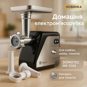 Побутова універсальна м'ясорубка, Кухонна якісна електром'ясорубка для дому Потужна домашня м' IO-65