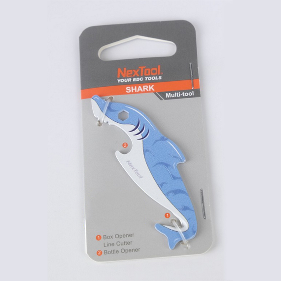 Міні-Мультитул NexTool EDC box cutter Shark KT5521Blue | Зображення 3