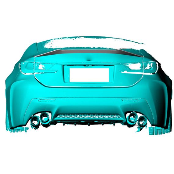 Спойлер (для RC F 2014-2018, Карбон) для Lexus RC 200t 2014- гг | Зображення 1