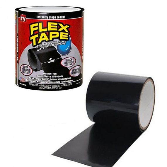 Водонепроницаемая изоляционная сверхпрочная скотч-лента Flex Tape SM-974 10 см | Зображення 3