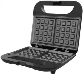 Вафельница  с антипригарным покрытием, быстрым нагревом и квадратной формой вафель 750 Вт Sokany SK-08070