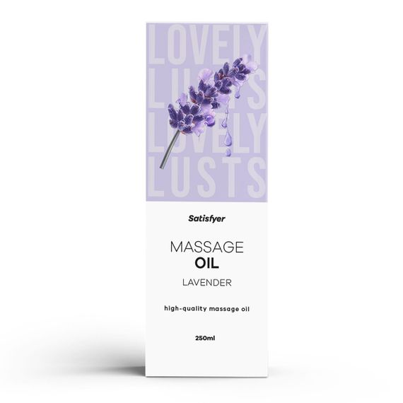 Масажна олійка - Satisfyer Massage Oil Lavender, 250 мл Sex Aura