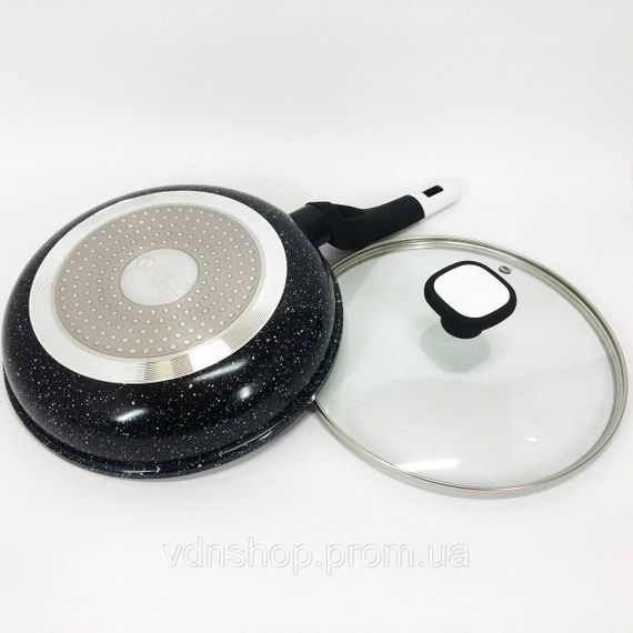 Антипригарна сковорода без олії, Сковороди без масла, Глибока сковорода для кухні EA-36